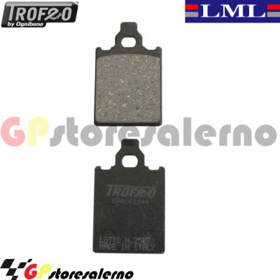 Visualizza i dettagli per COPPIA PASTIGLIE ANTERIORI LML STAR 2T E 4T 125 150 200 Immagine di COPPIA PASTIGLIE ANTERIORI LML STAR 2T E 4T 125 150 200