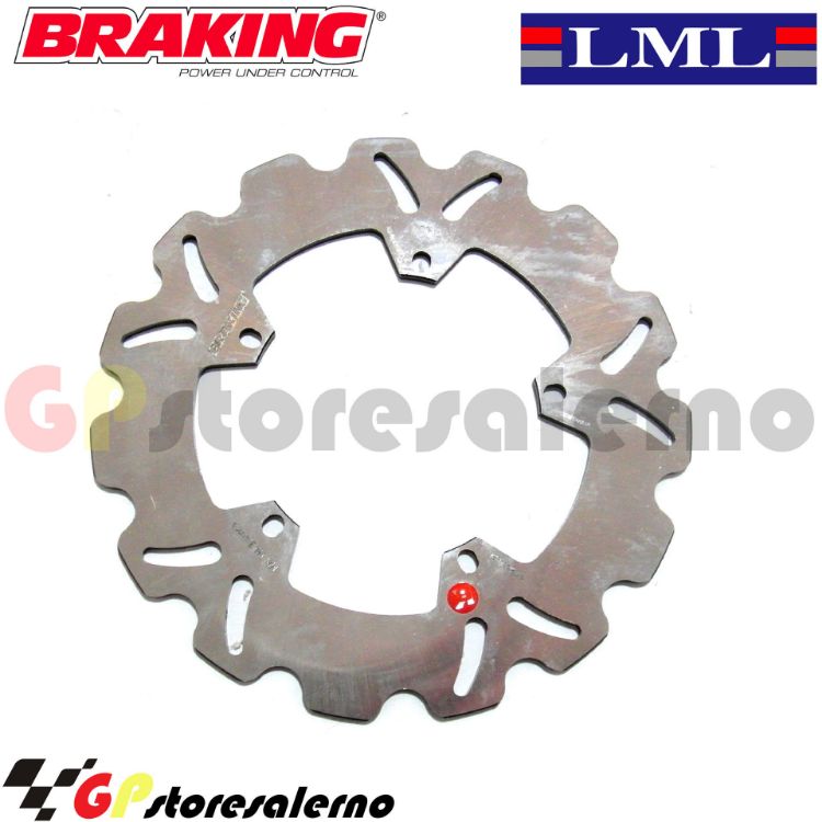 Immagine di DISCO FRENO ANTERIORE BRAKING A MARGHERITA LML STAR 2T E 4T 125 150 200