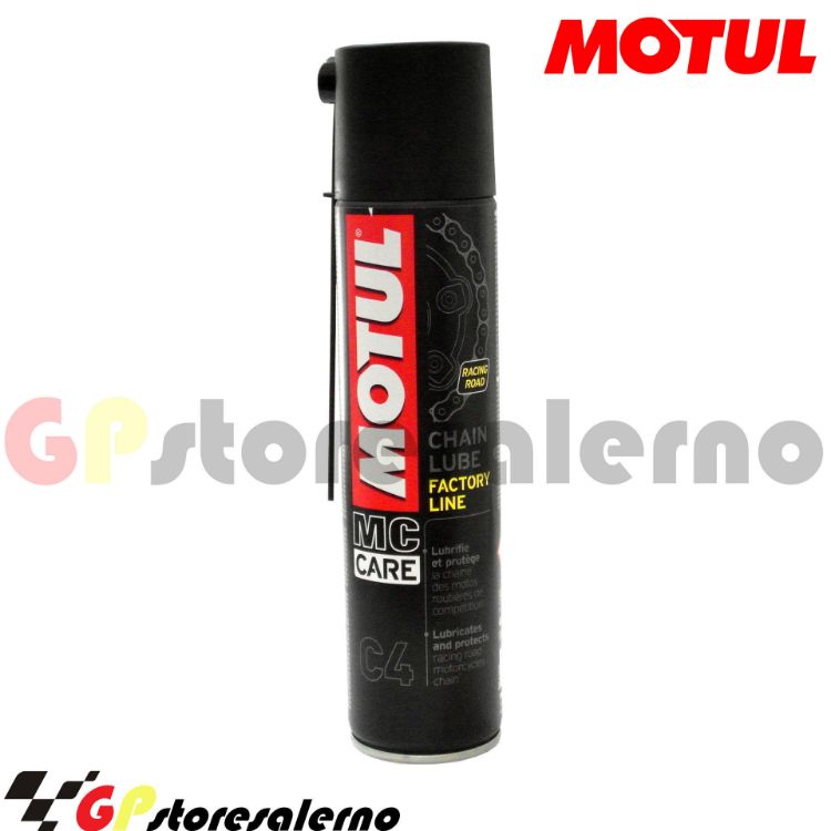 Immagine di C4 CHAIN LUBE GRASSO CATENA FACTORY LINE MOTUL 400ML MOTO