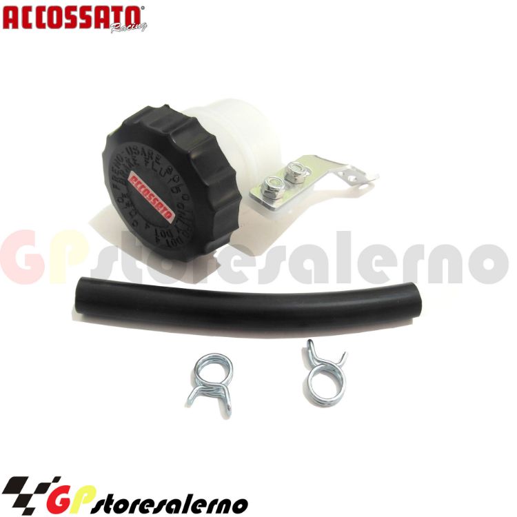 Immagine di KIT VG SERBATOIO OLIO FRENI PER POMPA FRENO ANTERIORE BREMBO ACCOSSATO  MOTO SCOOTER