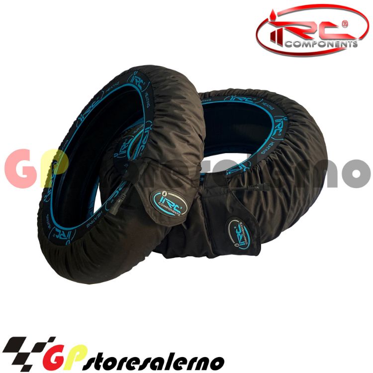 Immagine di COPPIA TERMOCOPERTE CLASSIC IRC XL MOTO ANT 120/70-17 POST 180/60 -190/55-200/55