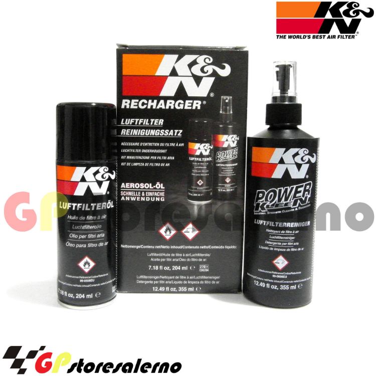 Immagine di KIT PULIZIA FILTRO ARIA ORIGINALE / RACING K&N UNIVERSALE