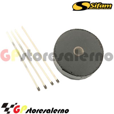 Visualizza i dettagli per BTE100N BENDA TERMICA NERA PROTEZIONE SCARICO MOTO Immagine di BTE100N BENDA TERMICA NERA PROTEZIONE SCARICO MOTO