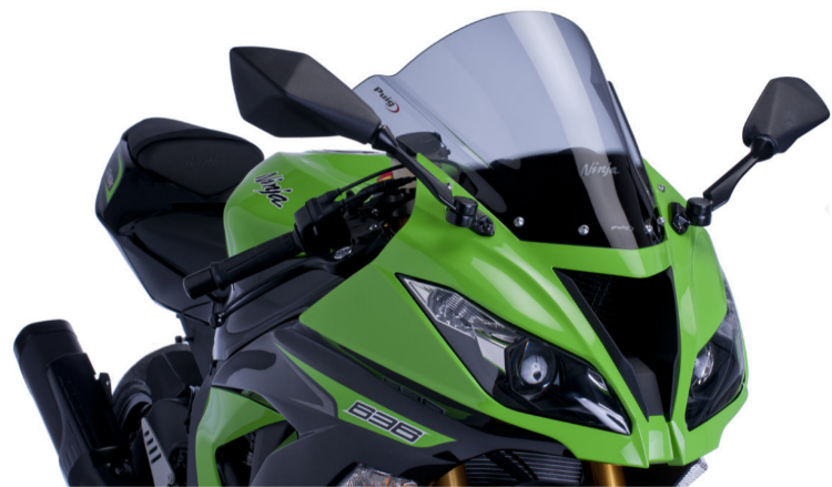 Immagine di 3177W CUPOLINO RACING PUIG TRASPARENTE KAWASAKI 600cc -636cc