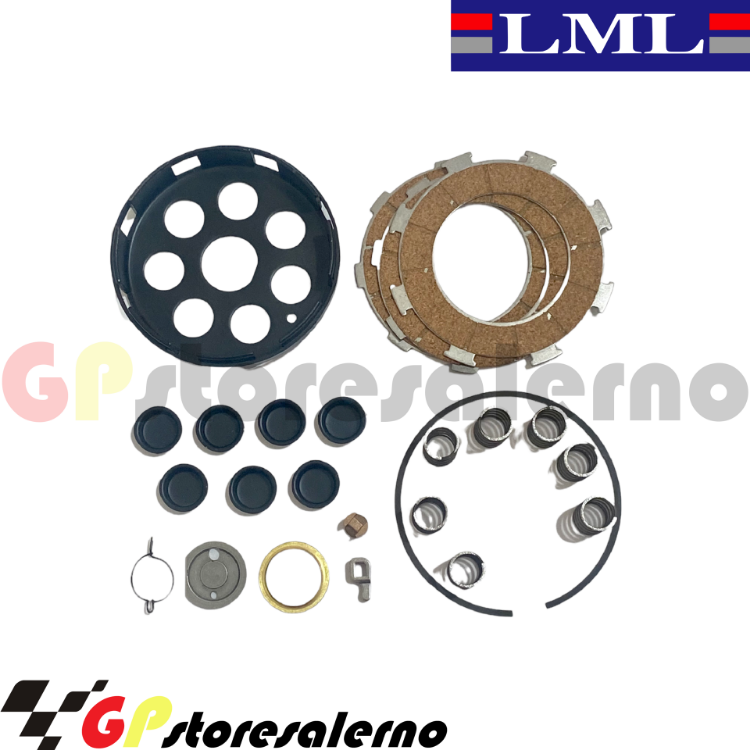 Immagine di KIT FRIZIONE CON CAMPANA RINFORZATA MODIFICATA PER LML 125 150 2T 4T