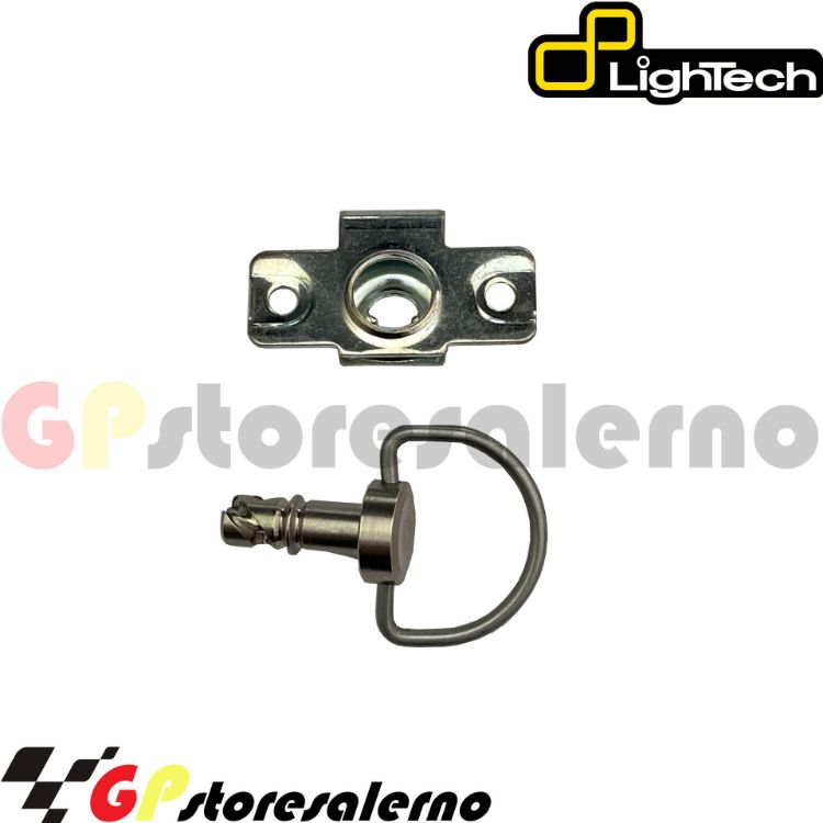 Immagine di SGA1 KIT SGANCIO RAPIDO LIGHTECH 1PZ SGANCIO 14MM + RICETTACOLO CARENE UNIVERSALE