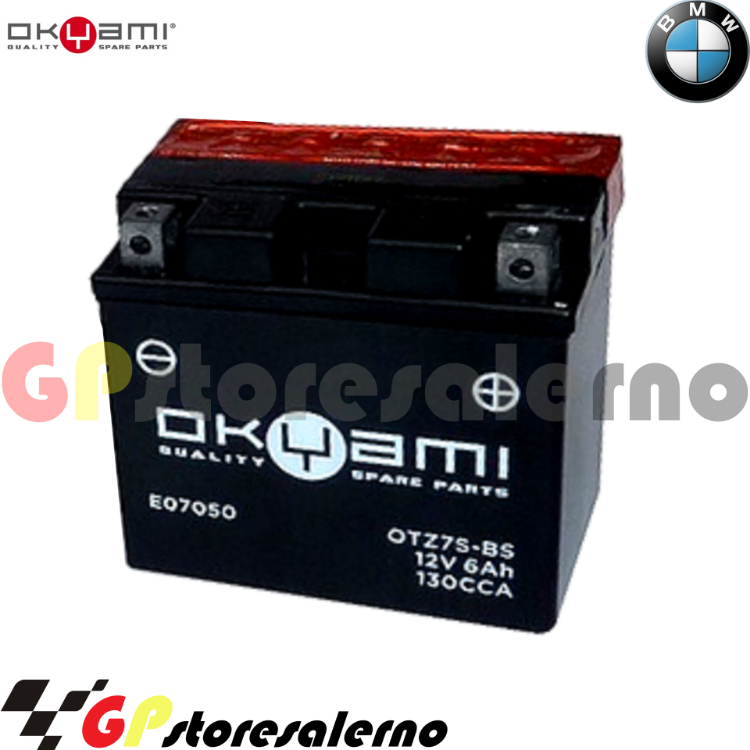 Immagine di E07050 BATTERIA OKYAMI YTZ7S-BS BMW 450 G SMR 2009 2010