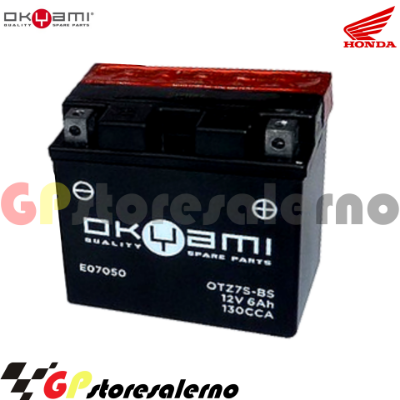 Visualizza i dettagli per E07050 BATTERIA OKYAMI YTZ7S-BS HONDA 150 SH IE 2013 2014 Immagine di E07050 BATTERIA OKYAMI YTZ7S-BS HONDA 150 SH IE 2013 2014
