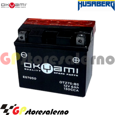 Visualizza i dettagli per E07050 BATTERIA OKYAMI YTZ7S-BS HUSABERG 550 FS E  2004 2008 Immagine di E07050 BATTERIA OKYAMI YTZ7S-BS HUSABERG 550 FS E  2004 2008