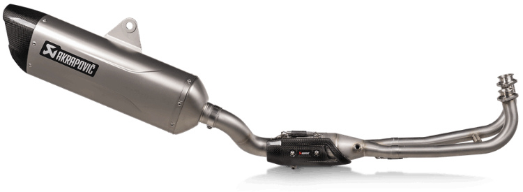 Immagine di S-Y5R8-HILT SCARICO COMPLETO AKRAPOVIC ACCIAIO TITANIO PER YAMAHA T MAX 560 2023 2023