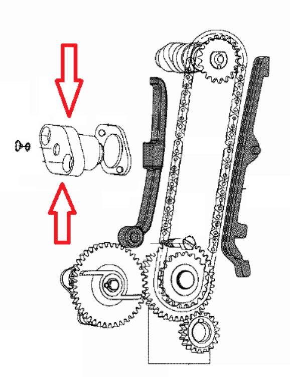 Immagine di TENDITORE TENDICATENA DISTRIBUZIONE LML STAR 125 150 151 4 TEMPI