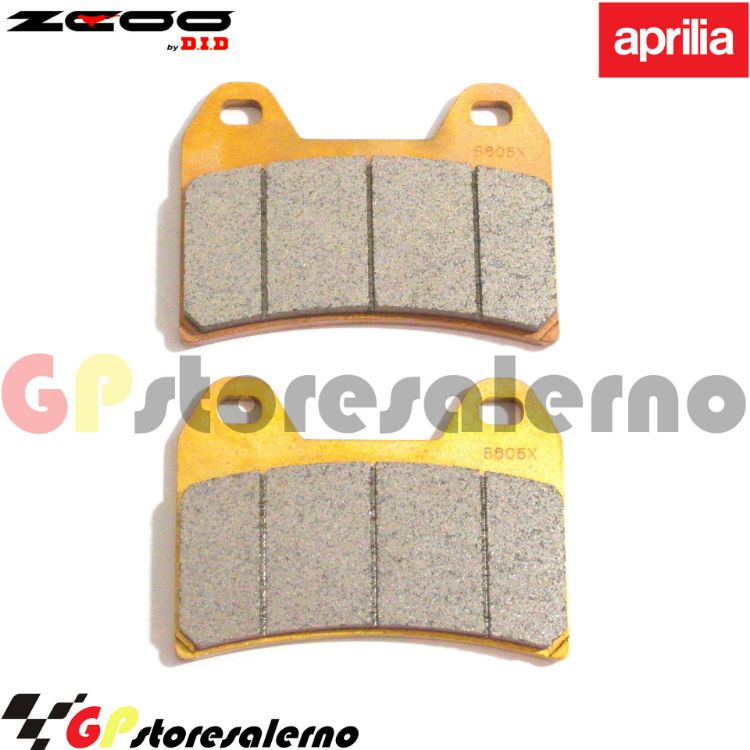 Immagine di B002 COPPIA PASTIGLIE FRENO RACING ANTERIORI ZCOO BY DID APRILIA 250 RS 1998 2003