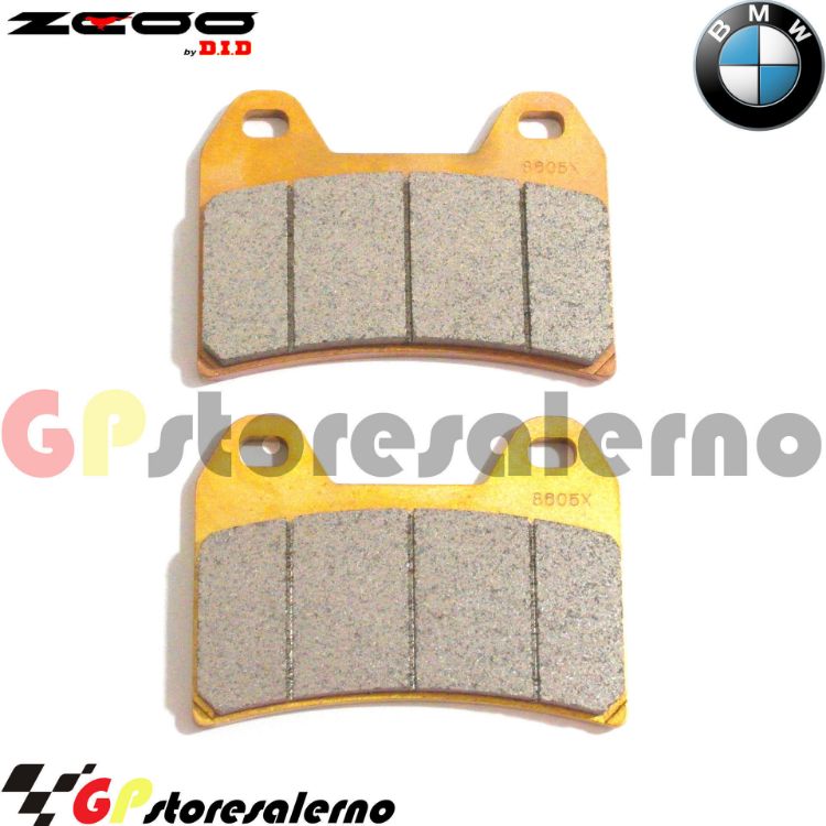 Immagine di B002 COPPIA PASTIGLIE FRENO RACING ANTERIORI ZCOO BY DID BMW 1200 R NINE T URBAN G / S 2017 2022