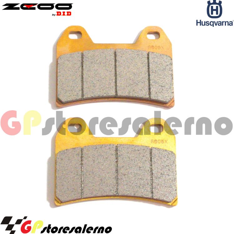 Immagine di B002 COPPIA PASTIGLIE FRENO RACING ANTERIORI ZCOO BY DID HUSQVARNA 570 SM R Nox	2001 2003