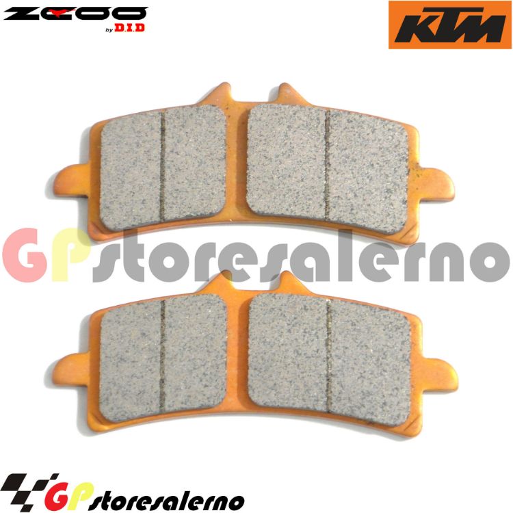 Immagine di B005 COPPIA PASTIGLIE FRENO RACING ANTERIORI ZCOO BY DID KTM 450 SMR 2021 2023