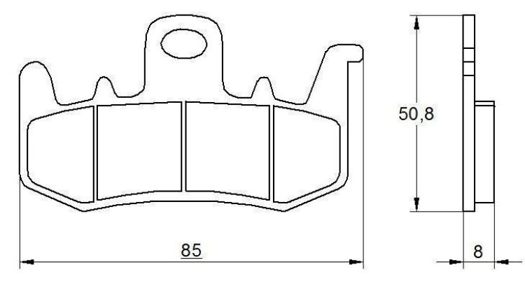 Immagine di B007 COPPIA PASTIGLIE FRENO RACING ANTERIORI ZCOO BY  DID BMW 850 F R F900R F 900 R  2020 2022