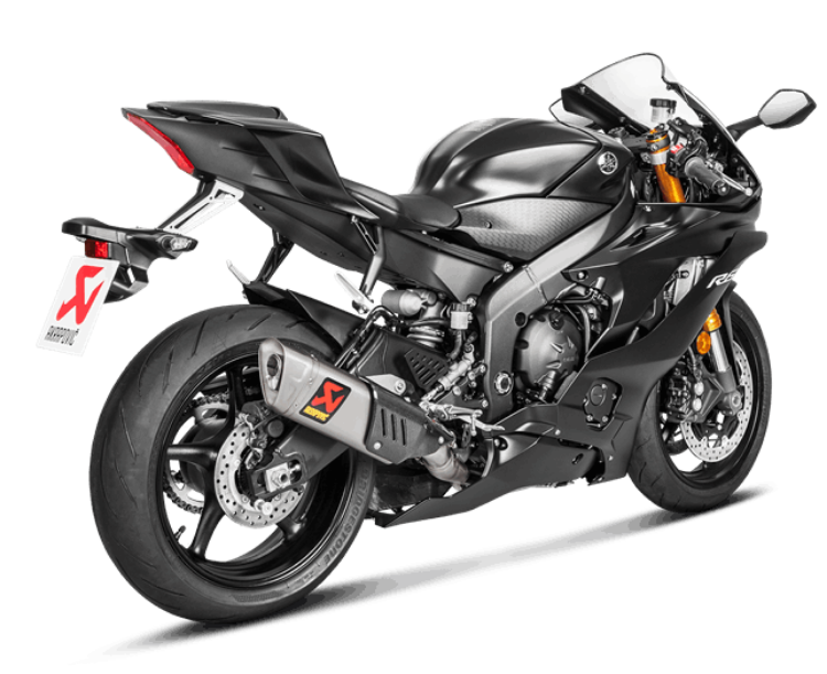 Immagine di S-Y6SO12-HAPT TERMINALE SCARICO OMOLOGATO AKRAPOVIC IN TITANIO PER YAMAHA R6 DAL 2017 AL 2023