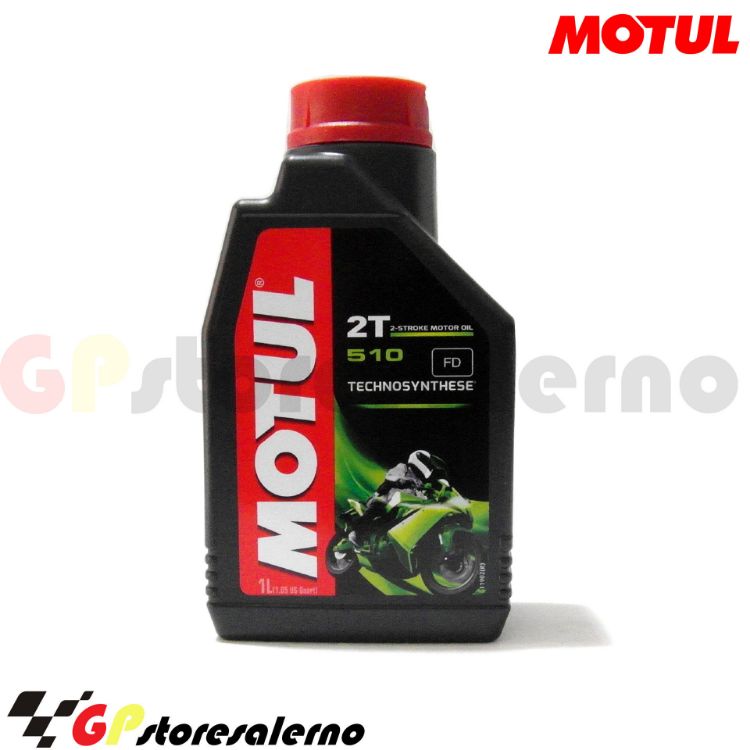 Immagine di 510 MOTUL OLIO MISCELA 2T MOTO SCOOTER TECNOSYNTHESE ANTI FUMO 1 LITRO