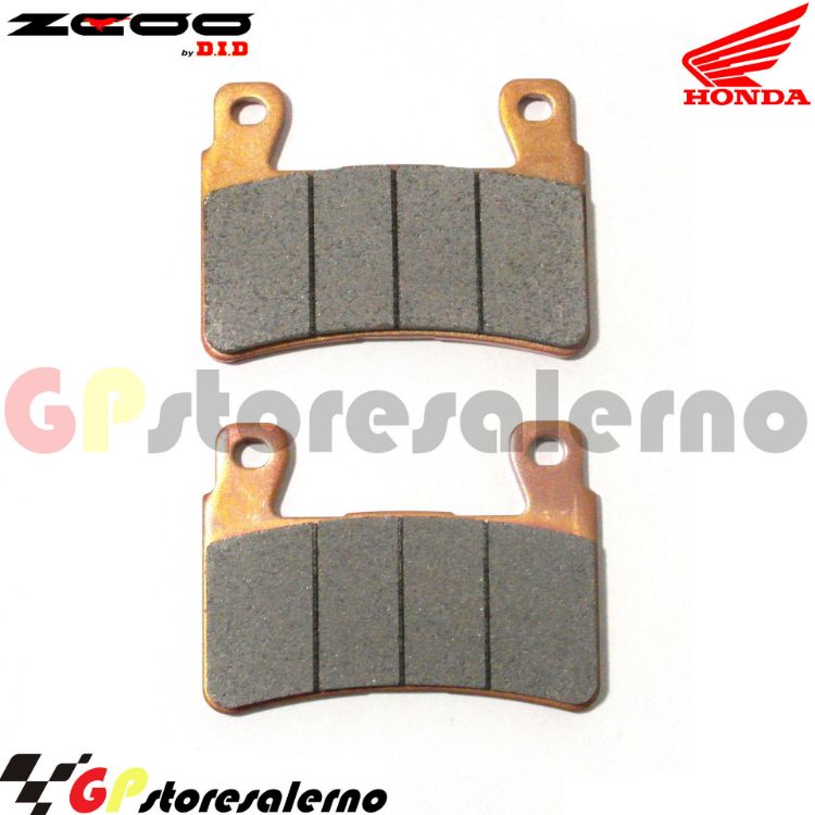 Immagine di N004 COPPIA PASTIGLIE FRENO RACING ANTERIORI ZCOO BY  DID HONDA CBR 600 F SPORT DAL 2001 AL 2002