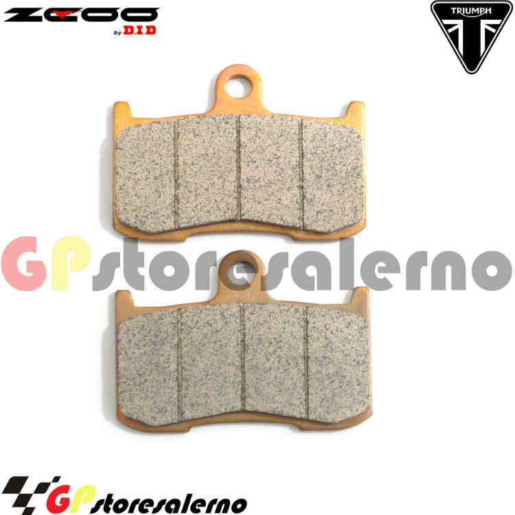 Immagine di N005 COPPIA PASTIGLIE FRENO RACING ANTERIORI ZCOO BY  DID TRIUMPH 850 TIGER SPORT DAL 2021 AL 2022