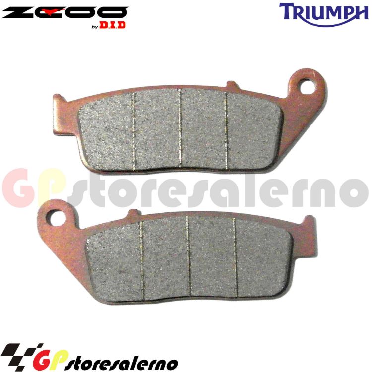 Immagine di N007 COPPIA PASTIGLIE FRENO RACING ANTERIORI ZCOO BY  DID TRIUMPH 660 TRIDENT ABS DAL 2021 AL 2022