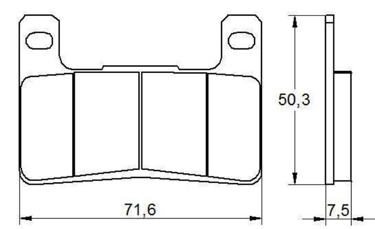 Immagine di T004 COPPIA PASTIGLIE FRENO RACING ANTERIORI ZCOO BY DID SUZUKI 1050 DL V STROM XT DAL 2020 AL 2022