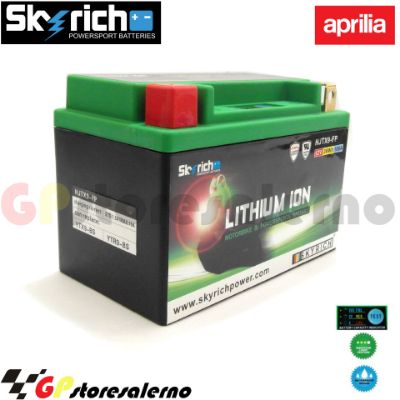 Visualizza i dettagli per 0675099SR BATTERIA A LITIO SKYRICH POTENTE EQUIVALENTE YTX9-BS APRILIA 50 SR Motard 4T 4V DAL 2013 AL 2019 Immagine di 0675099SR BATTERIA A LITIO SKYRICH POTENTE EQUIVALENTE YTX9-BS APRILIA 50 SR Motard 4T 4V DAL 2013 AL 2019