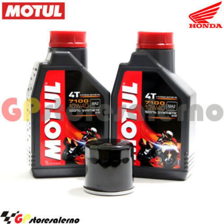 Immagine di KIT TAGLIANDO OLIO + FILTRO MOTUL 7100 10W40 2L HONDA SH 300 i DAL 2007 AL 2020
