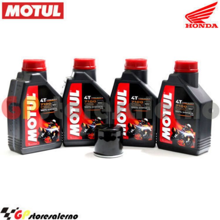 Immagine di KIT TAGLIANDO OLIO + FILTRO MOTUL 7100 10W40 4L HONDA X-ADV 750 DAL 2017 AL 2026