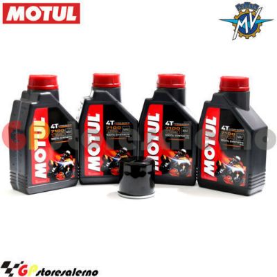 Visualizza i dettagli per KIT TAGLIANDO OLIO + FILTRO MOTUL 7100 10W40 4L MV AGUSTA BRUTALE 1078 RR 2009 Immagine di KIT TAGLIANDO OLIO + FILTRO MOTUL 7100 10W40 4L MV AGUSTA BRUTALE 1078 RR 2009