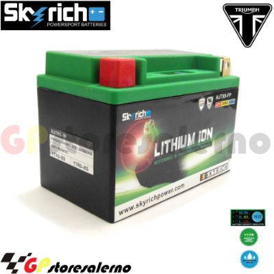 Visualizza i dettagli per 0675099SR BATTERIA A LITIO SKYRICH POTENTE EQUIVALENTE YTX9-BS TRIUMPH 1200 BONNEVILLE BOBBER DAL 2017 AL 2021 Immagine di 0675099SR BATTERIA A LITIO SKYRICH POTENTE EQUIVALENTE YTX9-BS TRIUMPH 1200 BONNEVILLE BOBBER DAL 2017 AL 2021