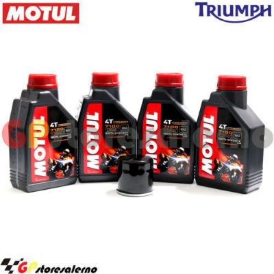 Visualizza i dettagli per KIT TAGLIANDO OLIO + FILTRO MOTUL 7100 10W40 4L TRIUMPH 955 i DAYTONA DAL 1999 AL 2004 Immagine di KIT TAGLIANDO OLIO + FILTRO MOTUL 7100 10W40 4L TRIUMPH 955 i DAYTONA DAL 1999 AL 2004