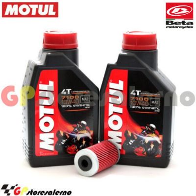 Visualizza i dettagli per KIT TAGLIANDO OLIO + FILTRO MOTUL 7100 10W40 2L BETAMOTOR 400 RR ENDURO 4T DAL 2005 AL 2009 Immagine di KIT TAGLIANDO OLIO + FILTRO MOTUL 7100 10W40 2L BETAMOTOR 400 RR ENDURO 4T DAL 2005 AL 2009
