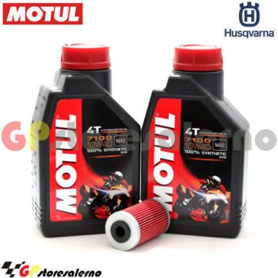 Visualizza i dettagli per KIT TAGLIANDO OLIO + FILTRO MOTUL 7100 10W40 2L HUSQVARNA 701 ENDURO DAL 2016 AL 2022 Immagine di KIT TAGLIANDO OLIO + FILTRO MOTUL 7100 10W40 2L HUSQVARNA 701 ENDURO DAL 2016 AL 2022