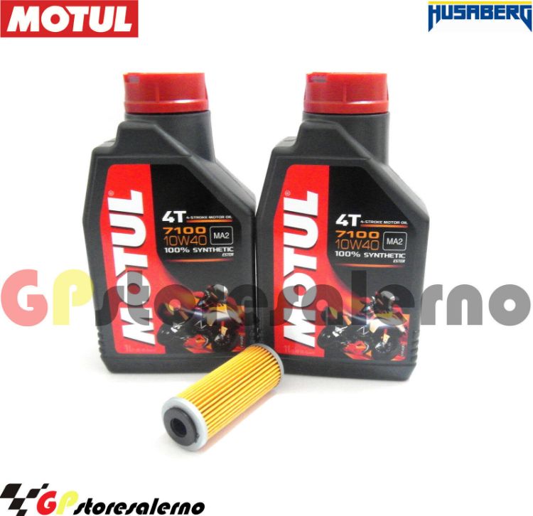 Immagine di KIT TAGLIANDO OLIO + FILTRO MOTUL 7100 10W40 2L HUSABERG FE 250 2014