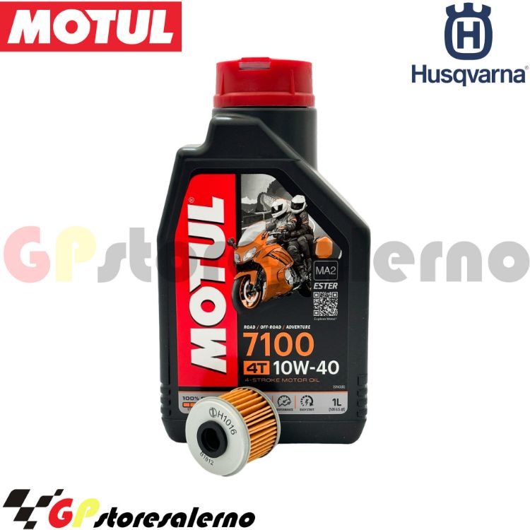 Immagine di KIT TAGLIANDO OLIO + FILTRO MOTUL 7100 10W40 1L HUSQVARNA TE 250 R 2013