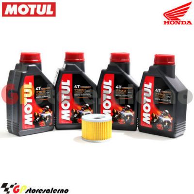 Visualizza i dettagli per KIT TAGLIANDO OLIO + FILTRO MOTUL 7100 10W40 4L HONDA CB 900 C CUSTOM DAL 1980 AL 1982 Immagine di KIT TAGLIANDO OLIO + FILTRO MOTUL 7100 10W40 4L HONDA CB 900 C CUSTOM DAL 1980 AL 1982