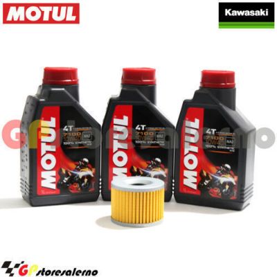 Visualizza i dettagli per KIT TAGLIANDO OLIO + FILTRO MOTUL 7100 10W40 3L KAWASAKI ZR 550 TWIN SHOCK 1981 Immagine di KIT TAGLIANDO OLIO + FILTRO MOTUL 7100 10W40 3L KAWASAKI ZR 550 TWIN SHOCK 1981