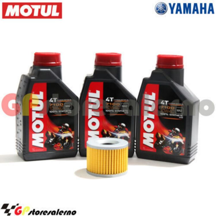 Immagine di KIT TAGLIANDO OLIO + FILTRO MOTUL 7100 10W40 3L YAMAHA FZ 700 1987