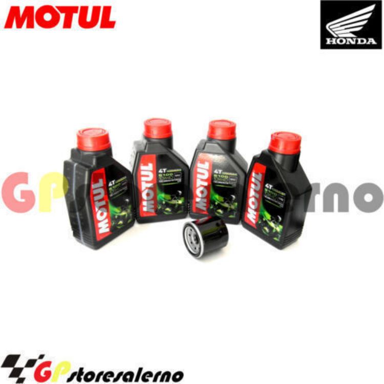 Immagine di KIT TAGLIANDO OLIO + FILTRO MOTUL 5100 10W40 4 LITRI HONDA X-ADV 750 ADV DAL 2017 AL 2026