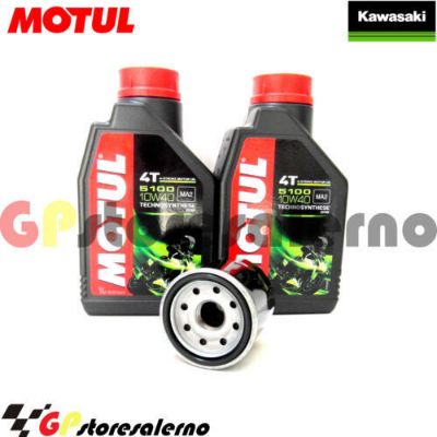 Visualizza i dettagli per KIT TAGLIANDO OLIO + FILTRO MOTUL 5100 10W40 2 LITRI KAWASAKI ER-6F 650 EX 2006 Immagine di KIT TAGLIANDO OLIO + FILTRO MOTUL 5100 10W40 2 LITRI KAWASAKI ER-6F 650 EX 2006