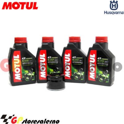 Visualizza i dettagli per KIT TAGLIANDO OLIO + FILTRO MOTUL 5100 10W40 4 LITRI HUSQVARNA 900 NUDA / NUDA R DAL 2011 AL 2014 Immagine di KIT TAGLIANDO OLIO + FILTRO MOTUL 5100 10W40 4 LITRI HUSQVARNA 900 NUDA / NUDA R DAL 2011 AL 2014