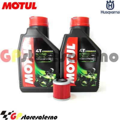 Visualizza i dettagli per KIT TAGLIANDO OLIO + FILTRO MOTUL 5100 10W40 2 LITRI HUSQVARNA TC 250 DAL 2002 AL 2007 Immagine di KIT TAGLIANDO OLIO + FILTRO MOTUL 5100 10W40 2 LITRI HUSQVARNA TC 250 DAL 2002 AL 2007