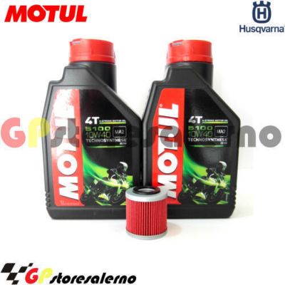 Visualizza i dettagli per KIT TAGLIANDO OLIO + FILTRO MOTUL 5100 10W40 2 LITRI HUSQVARNA SM 450 R DAL 2004 AL 2007 Immagine di KIT TAGLIANDO OLIO + FILTRO MOTUL 5100 10W40 2 LITRI HUSQVARNA SM 450 R DAL 2004 AL 2007