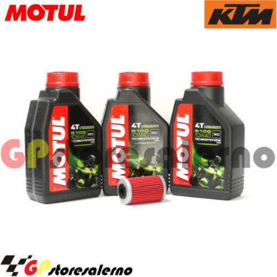 Visualizza i dettagli per KIT TAGLIANDO OLIO + FILTRO MOTUL 5100 10W40 3 LITRI KTM SMC 625 DAL 2004 AL 2005 Immagine di KIT TAGLIANDO OLIO + FILTRO MOTUL 5100 10W40 3 LITRI KTM SMC 625 DAL 2004 AL 2005