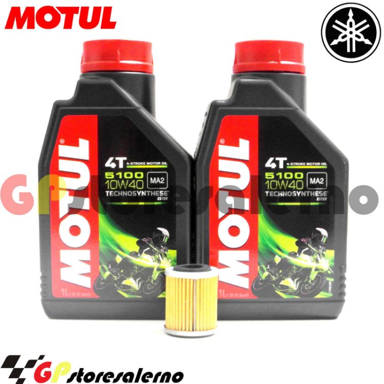 Immagine di KIT TAGLIANDO OLIO + FILTRO MOTUL 5100 10W40 2 LITRI YAMAHA YZ 250 F DAL 2001 AL 2002