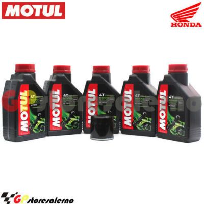 Visualizza i dettagli per KIT TAGLIANDO OLIO + FILTRO MOTUL 5000 10W40 5 LITRI HONDA CB 1300 F ABS DAL 2003 AL 2010 Immagine di KIT TAGLIANDO OLIO + FILTRO MOTUL 5000 10W40 5 LITRI HONDA CB 1300 F ABS DAL 2003 AL 2010
