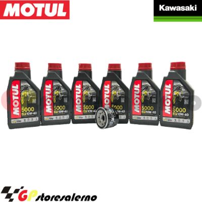 Visualizza i dettagli per KIT TAGLIANDO OLIO + FILTRO MOTUL 5000 10W40 6 LITRI KAWASAKI VN 2000 VULCAN CLASSIC DAL 2006 AL 2009 Immagine di KIT TAGLIANDO OLIO + FILTRO MOTUL 5000 10W40 6 LITRI KAWASAKI VN 2000 VULCAN CLASSIC DAL 2006 AL 2009