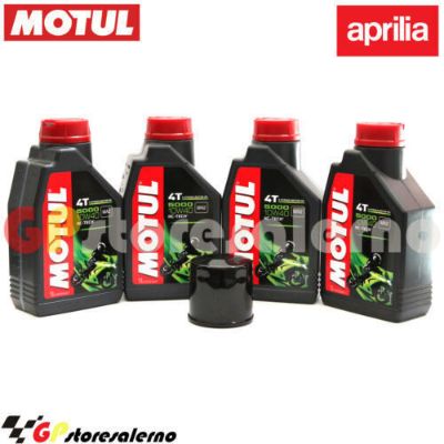 Visualizza i dettagli per KIT TAGLIANDO OLIO + FILTRO MOTUL 5000 10W40 4 LITRI APRILIA 1100 TUONO V4 RR DAL 2015 AL 2022 Immagine di KIT TAGLIANDO OLIO + FILTRO MOTUL 5000 10W40 4 LITRI APRILIA 1100 TUONO V4 RR DAL 2015 AL 2022
