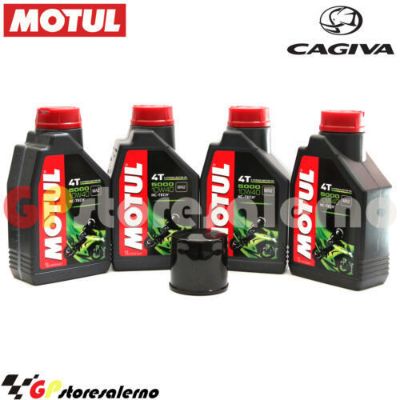 Visualizza i dettagli per KIT TAGLIANDO OLIO + FILTRO MOTUL 5000 10W40 4 LITRI CAGIVA 1000 RAPTOR DAL 2000 AL 2005 Immagine di KIT TAGLIANDO OLIO + FILTRO MOTUL 5000 10W40 4 LITRI CAGIVA 1000 RAPTOR DAL 2000 AL 2005